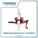 FATOOLS BC610 - TOP SCREW BENCH CHAIN VISE SIZE 1/4-6"