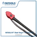 FATOOLS CT18 97" Chain Tong 4"-18" Kunci Rantai Pipa 450mm