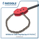 FATOOLS CT10 52" Chain Tong Cap 10" Kunci Pipa Rantai