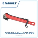 FATOOLS Chain Wrench 14" CAP.2" FT-CPW14 Kunci Rantai Pipa