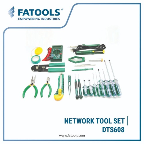 FATOOLS DTS608 - NETWORK TOOL SET ISI 25PCS