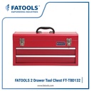 FATOOLS TBD132 2 Drawer Tool Chest 520X220X260 Tool Box Kotak Perkakas