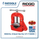 RIDGID 40090 23 Bench Yoke Vise 1/8" - 3" Catok Ragum Pipa