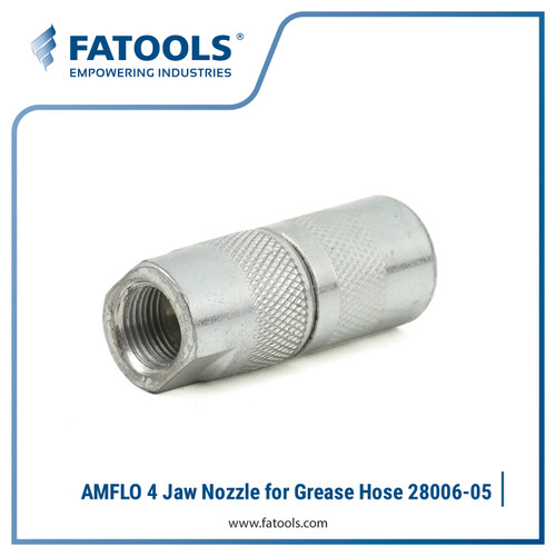 AMFLO 28006-05 4 Jaw Nozzle for Grease Hose Fatools Oil Valve