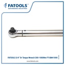 FATOOLS GM41000 3/4" Dr Torque Wrench 200-1000Nm Kunci Momen Torsie