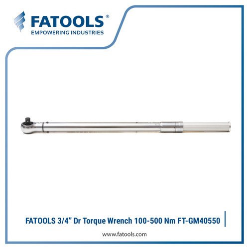 FATOOLS GM40550 3/4" Dr Torque Wrench 100-500Nm Kunci Momen Torsi