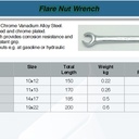 FATOOLS FN1113 - FLARE NUT WRENCH SIZE 11X13