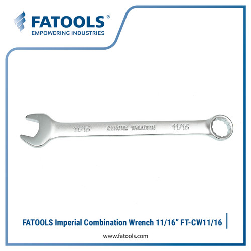 FATOOLS CW11/16 Inch Combination Wrench 11/16 Inci Kunci Ring Pas