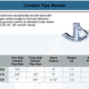 FATOOLS RY-CPB13 - CONDUIT BENDER SIZE 1/2"