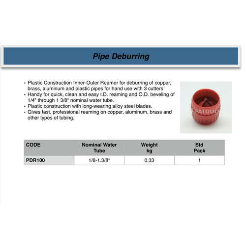 FATOOLS PDR100 - PIPE DEBURRING