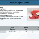 FATOOLS TT138 PVC & PPR Pipe Cutter 1.1/2" Gunting Pipa