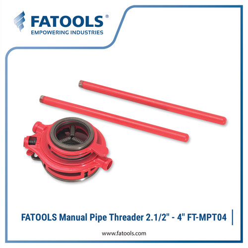FATOOLS MPT04 MANUAL PIPE THREADER 2.1/4" - 4" NPT 36620 Geared Senai Snai Pipa Ulir