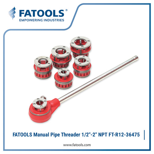 FATOOLS R12-36475 - MANUAL PIPE THREADER 1/2"-2" SIZE NPT