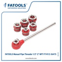FATOOLS R12-36475 - MANUAL PIPE THREADER 1/2"-2" SIZE NPT