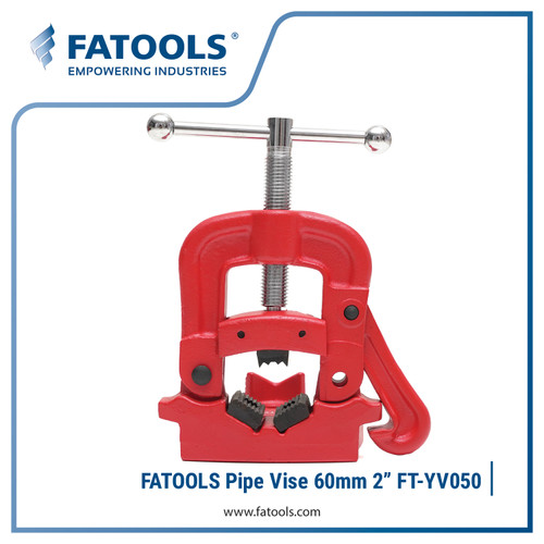 FATOOLS YV050 Pipe Vise 2" 60mm Catok Ragum Pipa Bench Yoke