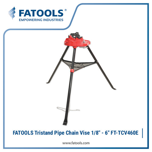 FATOOLS TCV460E TRISTAND CHAIN VISE 1/8 - 6" PENJEPIT PIPA