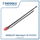 FATOOLS CT18 97" Chain Tong 4"-18" Kunci Rantai Pipa 450mm