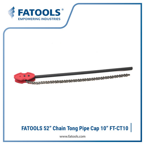 FATOOLS CT10 52" Chain Tong Cap 10" Kunci Pipa Rantai