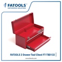 FATOOLS TBD132 2 Drawer Tool Chest 520X220X260 Tool Box Kotak Perkakas