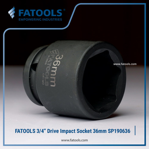 FATOOLS 3/4" IMPACT SOCKET 36mm 6PT Kunci Sock SP190636