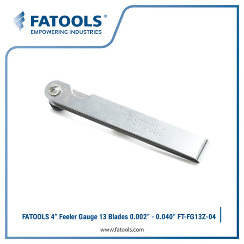 FATOOLS FG13Z-04 - INCH FEELER GAUGE RANGE 0.002"-0.025"