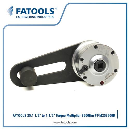 FATOOLS M253500D Torque Multiplier 25:1 3500 Nm 1/2" to 1.1/2" Torsi