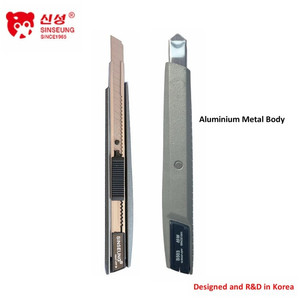 Pisau Cutter Kecil 9 mm S503 Alloy SINSEUNG Snap-Off Knife 9mm