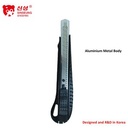 Pisau Cutter Kecil 9 mm S504 Alloy SINSEUNG Snap-Off Knife 9mm