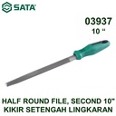 Kikir Besi Setengah Bulat 10" 03937 Half Round File Second Sata Tools