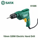 Mesin Bor 51305 10mm 320W Electric Hand Drill Sata Tools