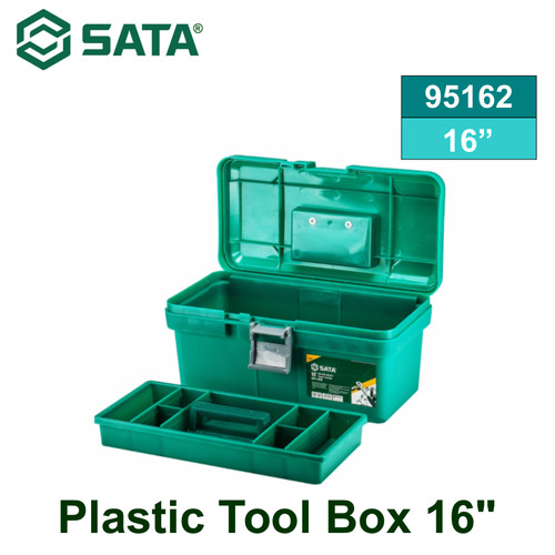 Kotak Perkakas Plastik 95162 SATA Plastic Tool Box 16"