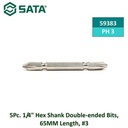 Mata Obeng Double PH 3 isi 5 pcs 59383 1/4" Hex Bits 65 mm #3� Sata