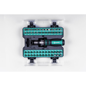 Kunci Pas Ratchet Mata Obeng & Kit Multi Sd 05492 53 Pcs Ratchet Sd & Socket Kit-M-B Sata Tools