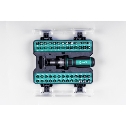 Kunci Pas Ratchet Mata Obeng & Kit Multi Sd 05492 53 Pcs Ratchet Sd & Socket Kit-M-B Sata Tools