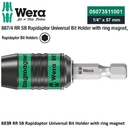 Adaptor Hex Universal Bit Holder With Ring Magnet 1/4 inch x 75 mm Wera 05073511001