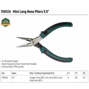 Tang Potong Mini 5.5" / 125 mm 70612A High Leverage Mini Combination Pliers Sata