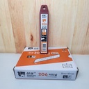 Isi cutter besar 18 mm L206 Meterial alloyed tool steel SINSEUNG Cutter Blade 18mm 14 Segments (10 pcs per tube)