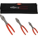 Tang Penjepit Baut Rusak Set 00 19 61 V01  Knipex TwinGrip Slip Joint Pliers Set, 3 Pcs