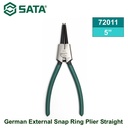 Tang Snap Ring Plier External Open Straight 5" D 10-22 mm 72011 Germany Type Sata