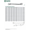 Kunci Double Ring/Double Box End Wrench 13 mm X 15 mm 42223 Sata Tools