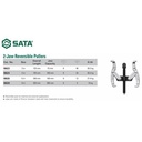 Treker 2 Kaki 90624 2 Jaw Gear Puller 4" Sata Tools