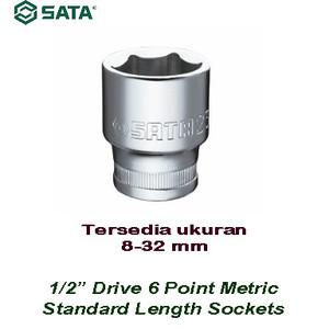 Kunci Shock Mata Sok 1/2 Inch 30 mm 13317 Socket Sata Tools