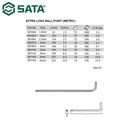 Kunci L 10 mm Metric Extra Long Ball Point Hex Key 80116A Sata Tools