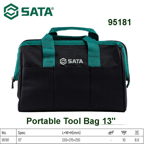 Tas Perkakas 95181 13" Portable Tool Bag Sata Tools