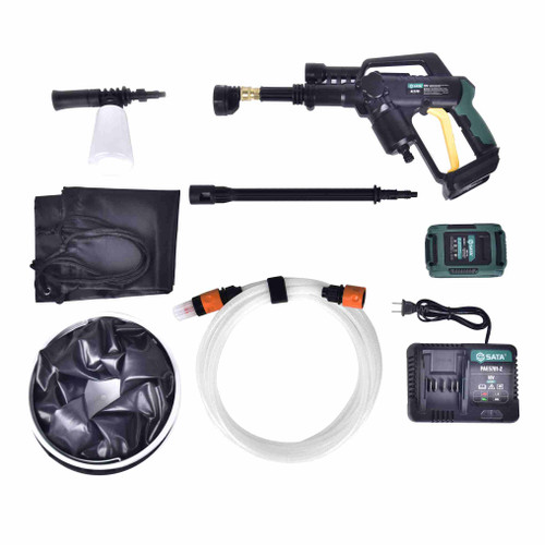Jet Cleaner Jet Washer Tekanan Tinggi AE5781 Sata Tools 18V Li-ion Brushless High Pressure Clean