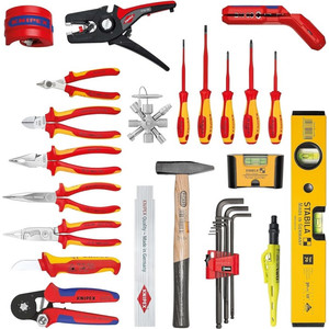 Toolkit Set Tas Ransel Perkakas KNIPEX 00 21 50 E Modular X18 Electro 22 Pcs