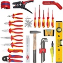 Toolkit Set Tas Ransel Perkakas KNIPEX 00 21 50 E Modular X18 Electro 22 Pcs