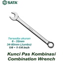 Kunci Ring Pas Kombinasi Jumbo 42 mm 40246 Comb Wrench Sata Tools