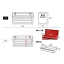 Mechanic Tool Set (chest type) 58 Pcs KTC SK4586X