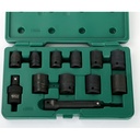 Kunci Shock Impack Metrik 1/2" 09009 12Pc. 1/2" Dr. Impact Socket Set Sata Tools